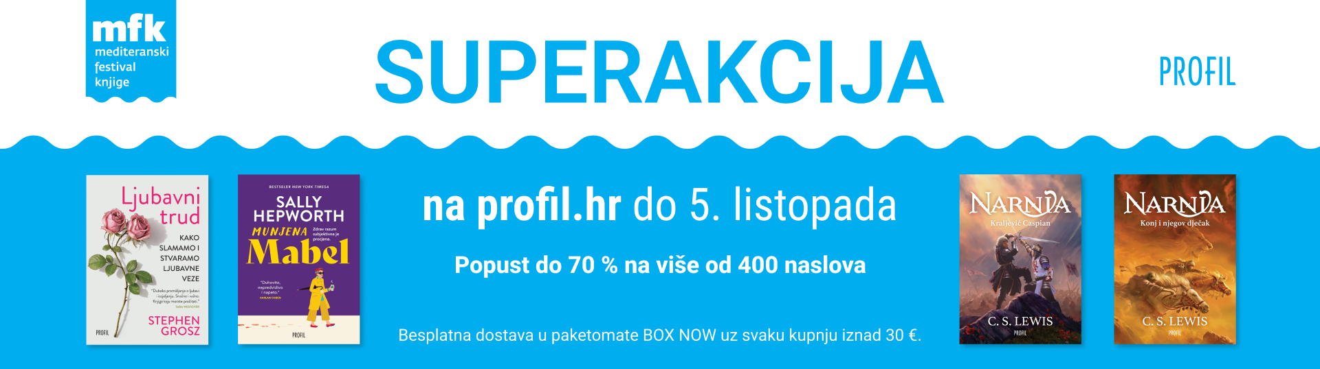 Akcija – Mediteranski festival knjige - Profil knjiga