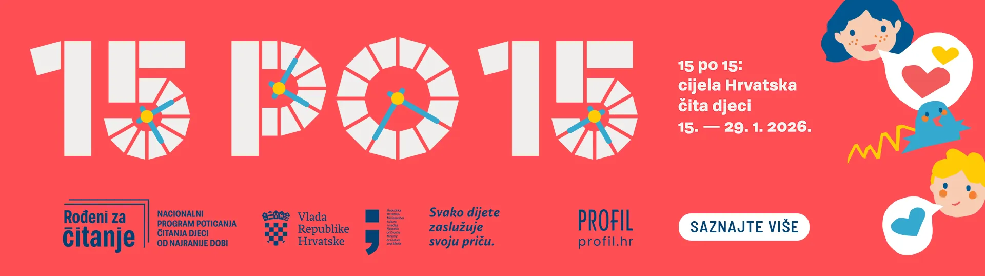 kampanja 15 po 15 - Profil knjiga