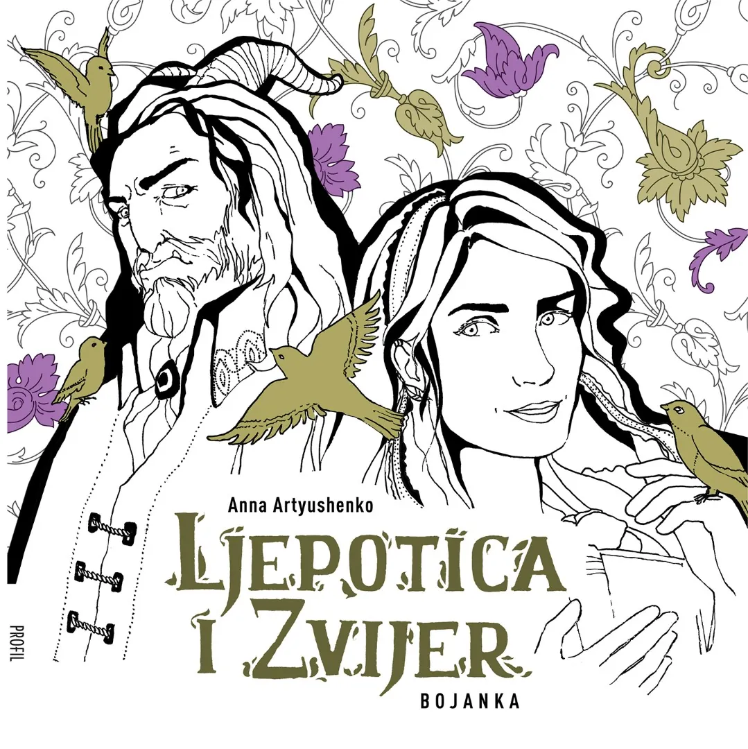 Ljepotica i zvijer - bojanka