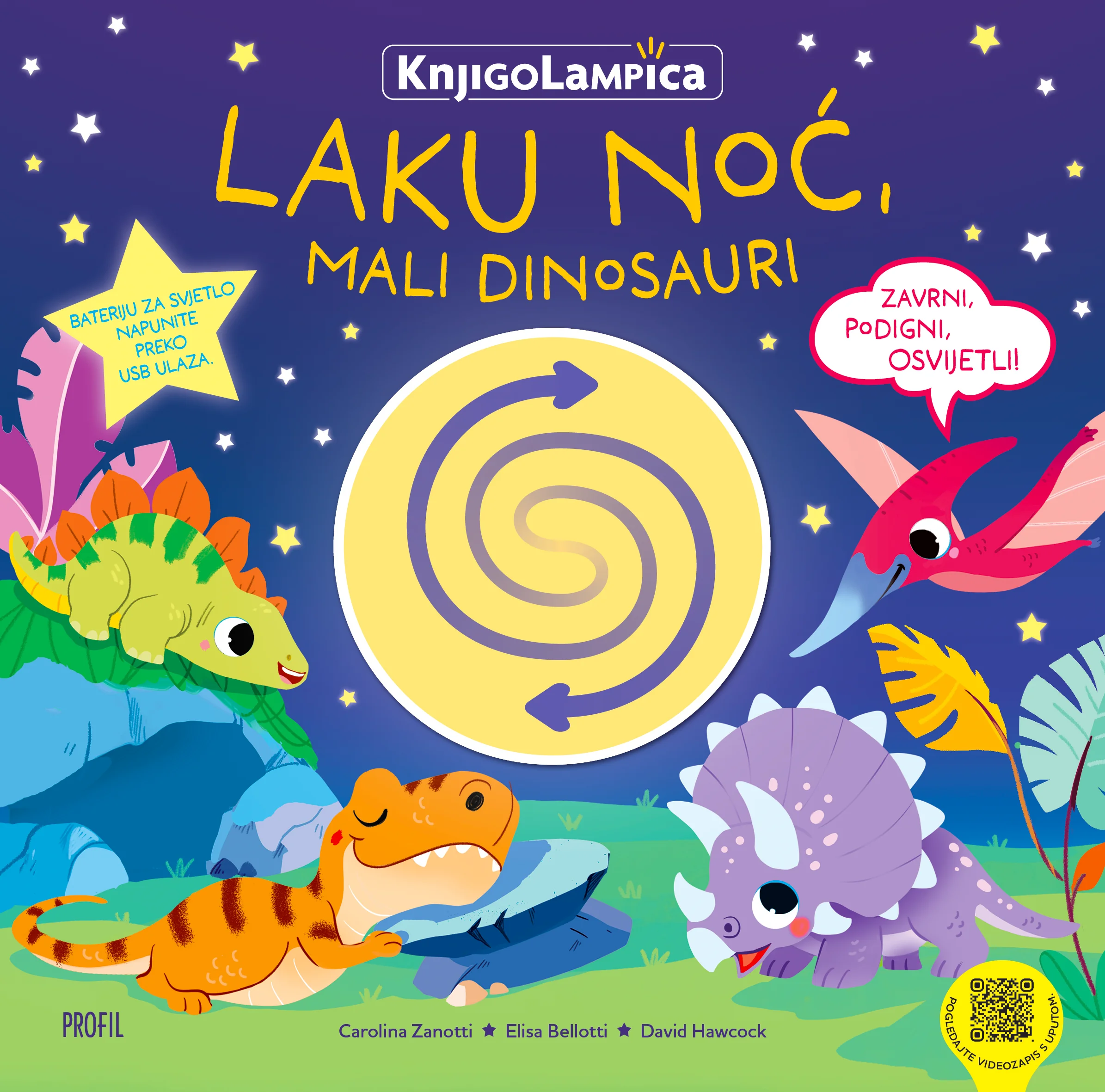 Laku noć, mali dinosauri - KnjigoLampica